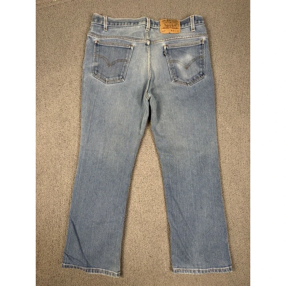 VTG  Levis 517 Jeans Mens 38x30 (FITS 38x28) Medium Wash Denim 90s Paper Tag